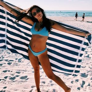 ZAFUL blue bikini size small